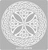 Aleks Melnyk No.38 Metal Journal Stencils, Celtic Knot, Cross, Stainless Steel Irish Stencils 3 PCS, Templates Tool for Wood Burning, Pyrography a...