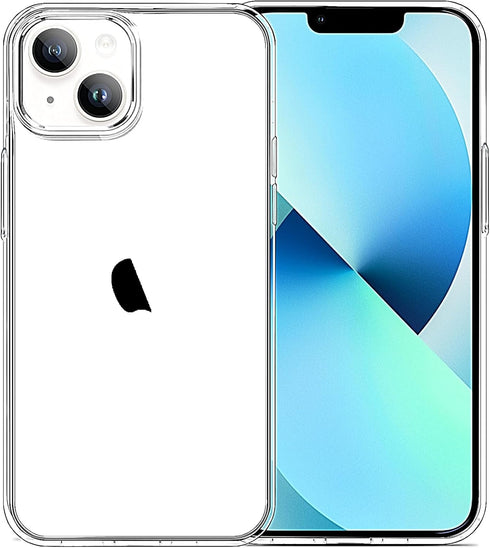 for iPhone 13 Case Clear, Transparent Soft Shockproof Protective Slim Thin Phone Bumper Phone Cases for iPhone 13...