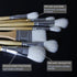 Gilding Brush Set, 7 Pieces Versatile Goat Hair Blending Mop Brushes for Acrylic Painting Wartercolor Foil Gold Leaf Flakes Sheets...