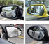 2 Pack of Blind Spot Mirror, Fan Shaped HD Glass Frameless Convex Rear View Mirror with wide angle Adjustable Stick, Blind Spot Mirror Compatible ...