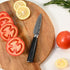 3.5 Inch Bar Paring Knife with Large Black Handle, Small Kitchen Knife for Fruit Vegetables, Professional Sharp Pairing Knives/High Carbon Stainle...