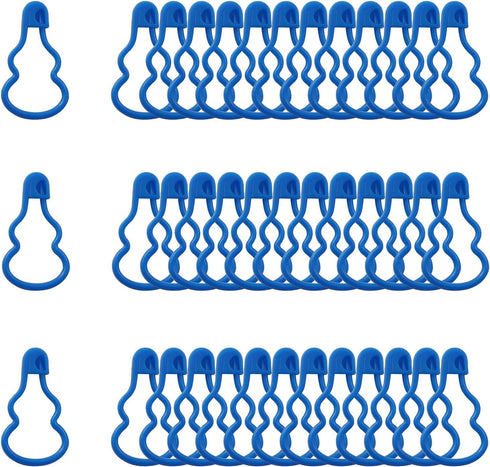 200PCS Plastic Double Gourd Pin Knitting Stitch Counter Crochet Locking Stitch Markers Stitch Plastic Safety Pins Needle Clip Knitting Crochet Mar...