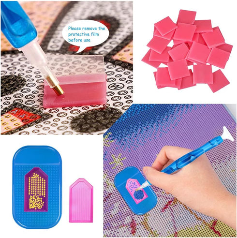SENHAI 45 Pcs Diamond Art Painting Pen Kits, Diamond Art Pens Stainless & Plastic Steel Tips Personalized 5D Diamond Art Painting Accessories Tool...