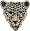 ARTEM Sequins Leopard Head Patch Sew on Patch Rope Embroidered Sequins Pattern Cloth Stickers for Decoration Clothing 1 Pcs...