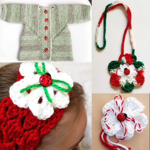 Honbay 200PCS Plastic Mini Ladybug Buttons Garden Insect Design Sewing Craft Buttons Embellishments for Scrapbooking Clothing DIY Craft and other ...