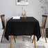 GFCC 54 x 54-Inch Seamless Black Rectangular Polyester Tablecloth for Wedding Party Decorations Square Table Cloth Cover...