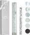 Modern Glass Mezuzah Case For Door With Non-Kosher Scroll Shatterd Glass Design Waterproof Mezuza Cover Home Blessing and Protection...