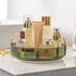 360° Rotating Makeup Organizer, Bathroom Make Up Spinning Holder Rack, Large Capacity Cosmetics Storage Vanity Shelf Countertop, Fits Cosmetics, P...