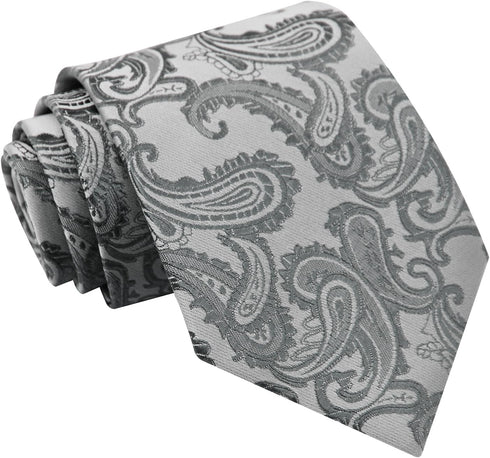 Men's Ties, 3.15" Silk Neckties Black Ties for Men Formal Business Wedding Party Gifts...