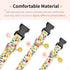 Dog Collar,Personalized Adjustable Cute Puppy Collars for Girl Female Boy Dogs Flower Patterned Design,Soft Pet Collar with Safe Buckle for Small ...