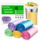 4 Gallon Small Trash Bags - 110 Count 4 Gallon Trash Bag for Office Bedroom, Small Garbage Bags for Bathroom, 4 Gallon Small Trash Can Liners-Colo...