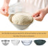 120PCS Reusable Bowl Covers for Bread Proofing, Elastic Plastic Covers for Sourdough Rising and Baking Supplies, Stretchable Wrap for Storage Cont...
