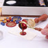 SWANGSA Starry Cat Wax Seal Stamp Kit with 60pcs Sealing Wax Beads, Wax Seal Melting Spoon and Gift Box, Great for Embellishment of Invitations, W...