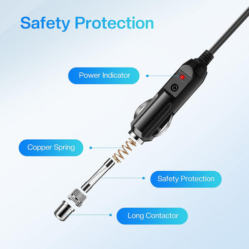 12V Car Adapter for All Comfier Neck Back Massage Cushion Cigarette Lighter Car Charger Adapter......