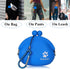 Silicone Dog Treat Pouch with Waist Carebiner, Small Treat Pouch for Pet Training, Cute Portable Treat Bag Container for Leash Darkblue, Best Gift...