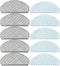10 Pack Replacement Mop Cloth Pads for ECOVACS DEEBOT OZMO T10/T10 Plus Robot Vacuum Cleaner Accessories (5 Microfiber Washable Cloth + 5 Disposab...