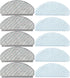 10 Pack Replacement Mop Cloth Pads for ECOVACS DEEBOT OZMO T10/T10 Plus Robot Vacuum Cleaner Accessories (5 Microfiber Washable Cloth + 5 Disposab...