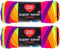 Bulk Buy: Red Heart Super Saver (2-Pack) (Bright Stripe, 5 oz Each Skein)......