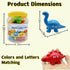 Alphabet Matching Dinosaur Toys,13 Dinos - 26 Letters,Preschool Activities Montessori Fine Motor Toys,Gifts for 18 Months 2 3 4 Year Old Boys Girl...