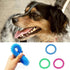 2Pcs Pet Chew Ring Toy Soft Dental Rubber Puppy Teeth Cleaning Healthy Gums Spike Ring Chew Toy for Cat and Dogs (9cm)...