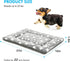Dog Bed Mat, Reversible Crate Pad for Medium Small Dogs, Machine Washable, Portable and Soft Pet Bed Pad/Mat for 22-inch Kennel...