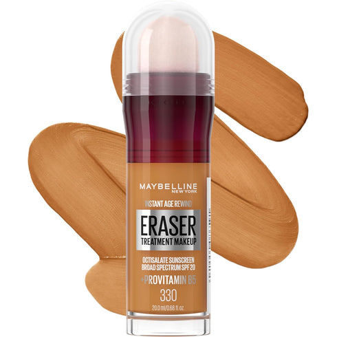 Maybelline Instant Age Rewind Eraser Foundation with SPF 20 and Moisturizing ProVitamin B5, 330, 1 Count...