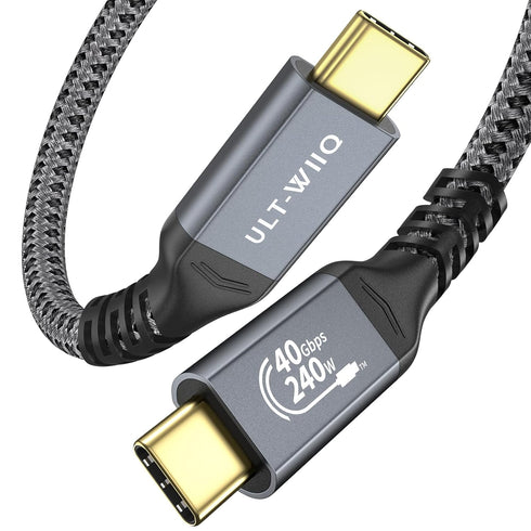 40Gbps High Speed USB4 Cable for Thunderbolt 4 Cable 240W USB C to USB C Cable Fast Charging 8K@60Hz 4K@120Hz Video & Data Transfer USB 4 Cable fo...