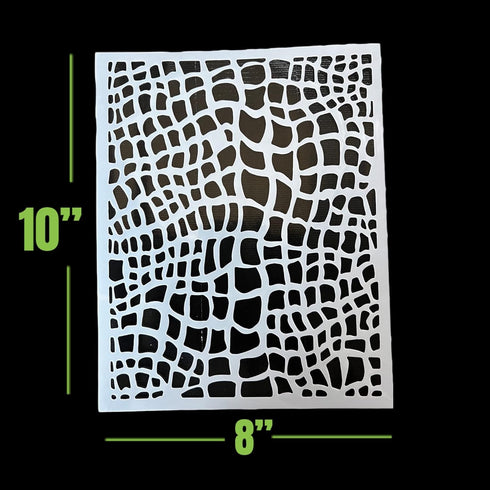 LiME LiNE Airbrush Stencil Set, Wood Grain, Grunge, Animal Print Custom Paint Template...