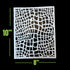 LiME LiNE Airbrush Stencil Set, Wood Grain, Grunge, Animal Print Custom Paint Template...
