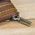 1 Pcs Leather 2 Zipper Coin Purse Wallet With Key Ring, Coin Organizer, Change Holder,Card Case, Leather Zipper Storage Bag for Men...