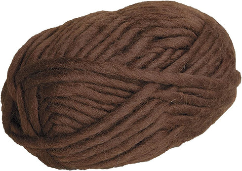 Knit Picks Tuff Puff 100% Wool Super Bulky Yarn Brown - 100 Gram Skein (Bark)......