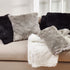 Faux Fur Design Table Runner, 15"x72", Black...