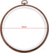 joybest 4 Pieces 6 Inch Round Embroidery Hoops Display Frame Circle, Cross Stitch Hoop Ring Imitated Wood Embroidery Kits for Art Craft Sewing and...
