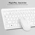 Wireless Keyboard and Mouse Combo - Rii Standard Office PC Keyboard and Optical Wireless Mice (WHITE)...