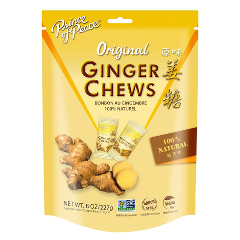 Prince of Peace 100% Natural Ginger Candy (Chews), 8oz...