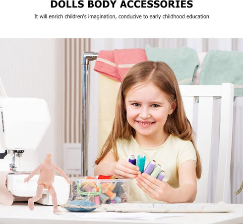 Moveable Jointed Doll 6pcs Body Nude Naked Body Soldier Ken Male Dolls Artist Drawing Manikin Action Figure Toys Joint Doll DIY Doll Accessory...