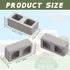 50 Packs Miniature 1/12 Scale Mini Bricks Concrete Tiny Dollhouse Accessories for Garden Kitchen Landscaping Model Architect Buildings DIY Constru...
