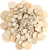 450 Pieces Unfinished Wood Slices Round Wooden Disc Circles Wooden Circles for Crafts Wood Cutouts Christmas Ornaments for Craft and Decoration, 5...