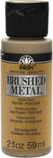 FolkArt Brushed Metal Paint in Assorted Colors (2 oz), Antique Gold...