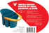 Mijello Art Organizer Water Bucket with Wiping Pad, 3 Compartments, 2 Liters, Blue with Orange Handle (92-WP4021)...