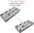 Kitchen Details 7 Slot Cutlery Drawer Organizer | Utensil Tray | Silverware Holder | Knife Spoon Fork | Flatware Storage & Organization | Grey...