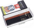 MARKART Charcoal Pencils for Drawing, 10 Pack Black & White Charcoal Pencils for Sketching, Shading, Blending, Artist Pencil for Beginners & Artis...
