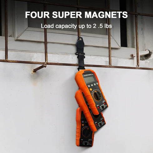 Magnetic Multimeter Hanger Strap Works Compatible with Klein Tool Meters MM400,MM300, CL600, CL700, CL800, CL900,MM600, MM700...