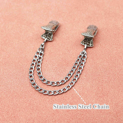 Chain Collar Pins Lapel Pins Cardigan Clips Sweater Guard Dress Cinch Clip Cape Cloak Clasp Brooches...