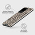 BURGA Phone Case Compatible with Samsung Galaxy S20 Ultra - Hybrid 2-Layer Hard Shell + Silicone Protective Case -Black Polka Dots Pattern Nude Al...
