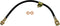 Dorman H38178 Front Passenger Side Brake Hydraulic Hose Compatible with Select Models...