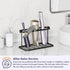 Hair Dryer Holder Wall Oragnizer: 3 in 1 Hair Tool Oragnizer - Adhesive Blow Dryer Storage - Adjustable Height Bathroom Organizer Basket for Hair ...
