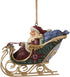Enesco Jim Shore Heartwood Creek Santa in Sleigh Event Ornament...