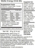 Energy Drink Powder - 25 Servings | Sugar Free | 200mg Caffeine - Mettle Energy Drink Mix (Mixed Berry Blue)...