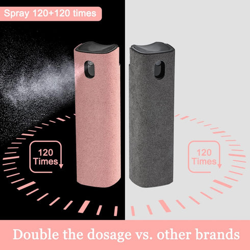 2 Pack Screen Cleaner Spray and Wipe for Laptop Monitor and Car Screens, Phone Touchscreen Mist Cleaning Kit for Cellphone, Tablet, PC, Computer, ...